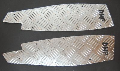 voetplaatset SR-2005 Alu.